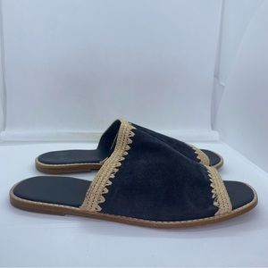 Vince Black and Tan Sandals